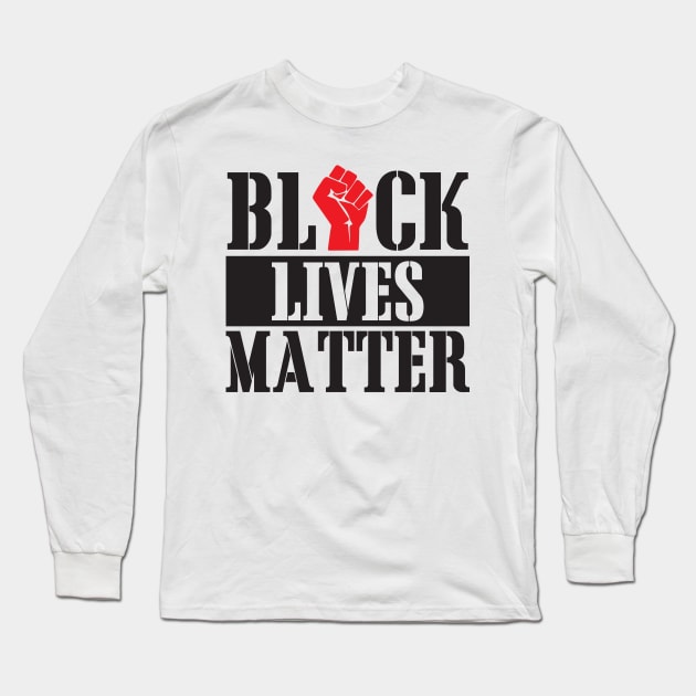 Black Lives Matter Long Sleeve T-Shirt by CRE4TIX